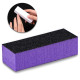 TFY 00916 Profesionálny brúsny blok na nechty 9,5 x 3,5 x2,5 cm, čierno-fialový